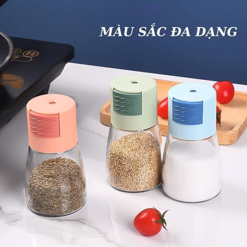 LỌ GIA VỊ TỰ ĐỘNG BẤM NHẢ 0.5G KIỂU MỚI SIÊU HOT