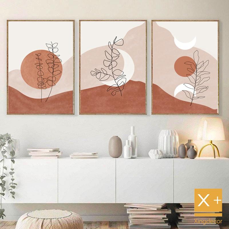 12 bộ tranh treo tường, decor phòng ngủ, tranh canvas, chống ẩm mốc, có đinh 3 chân tặng kèm