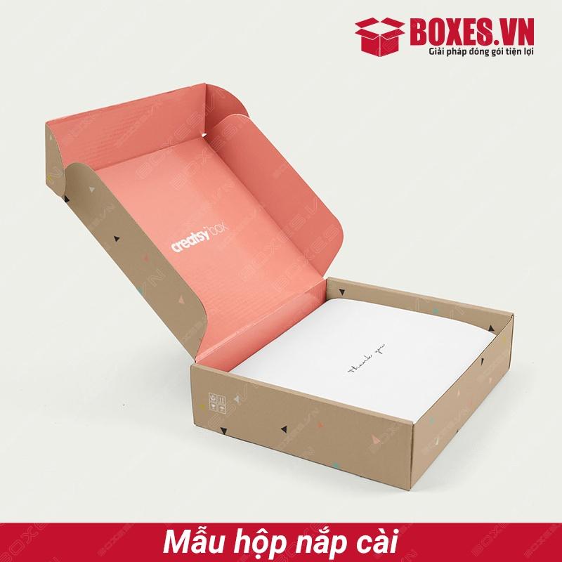 30x21x7 Combo 50 hộp nắp cài đựng quần áo, phụ kiện