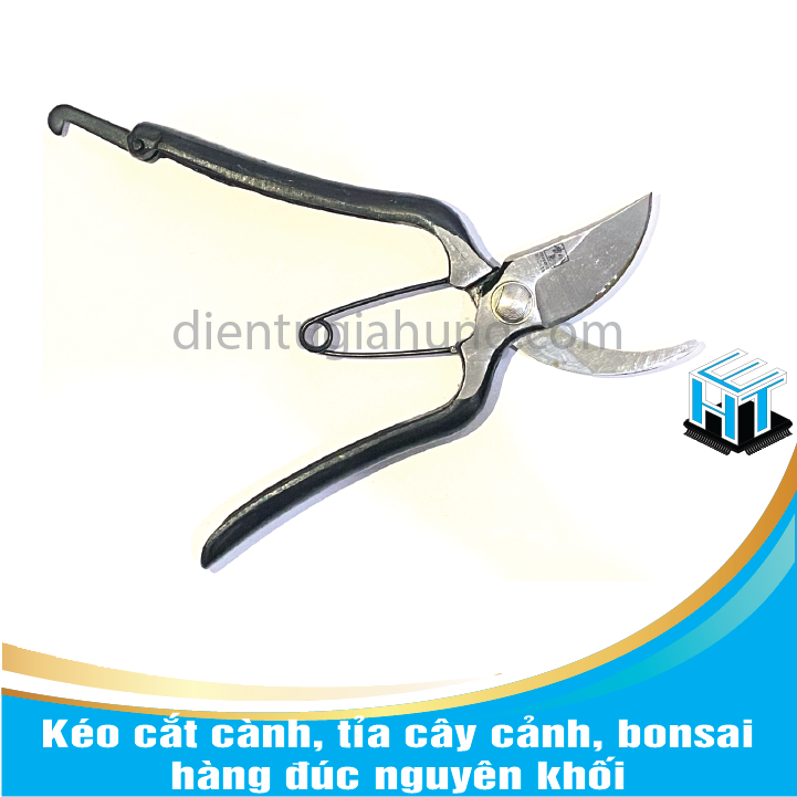 Kéo cắt cành, tỉa cây cảnh, bonsai, hàng đúc nguyên khối
