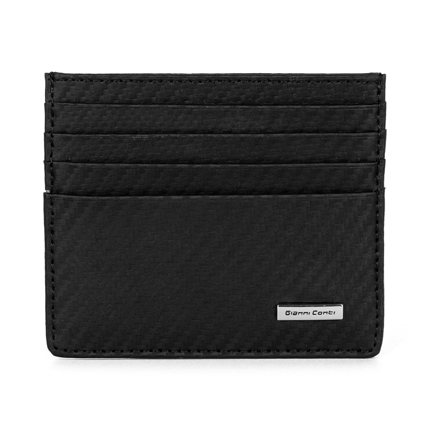 Ví đựng Card (cho nam) Gianni Conti Italy 3857394BLACK - Màu đen