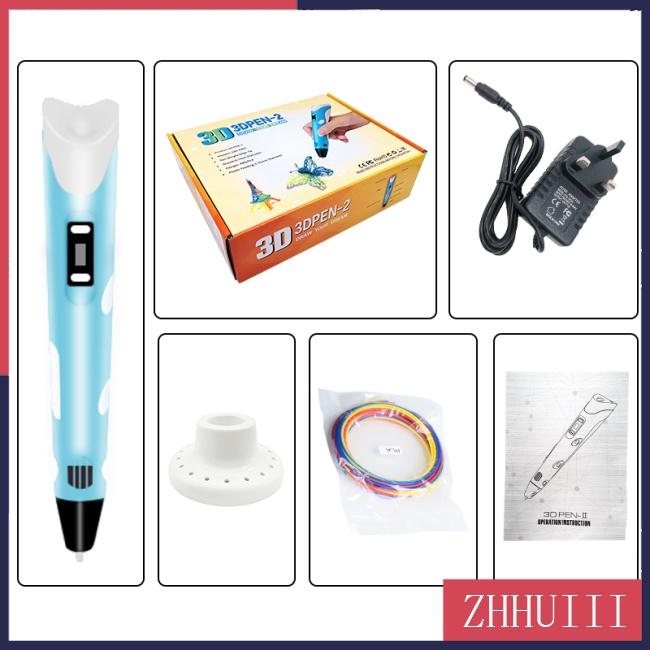 Bộ Bút Vẽ 3d 12v Thế Hệ 2 Kèm Bút Vẽ