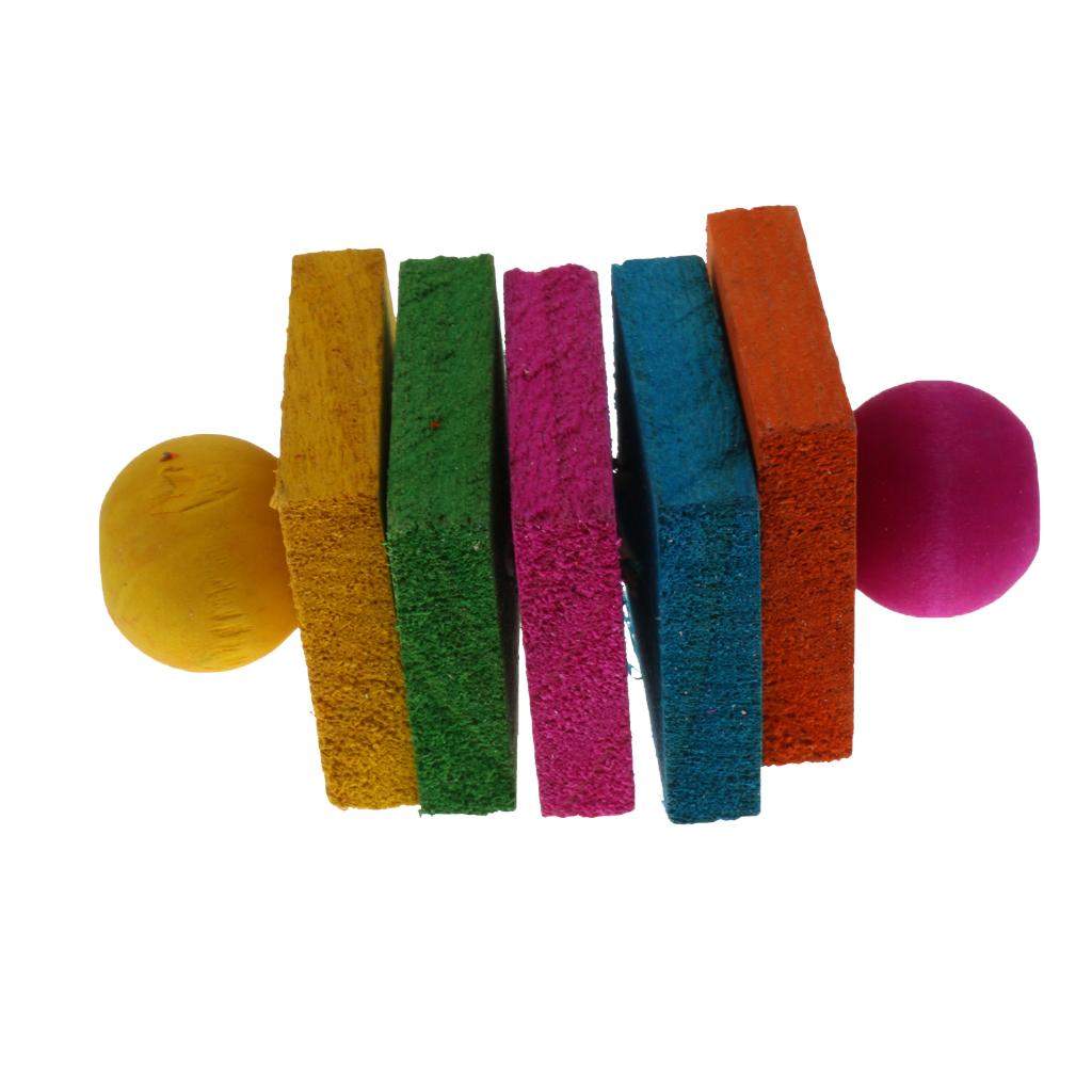 Hanging Chew Toy Parrot Chewing Toy with a Bell Teeth Care Treat and Chew ##1