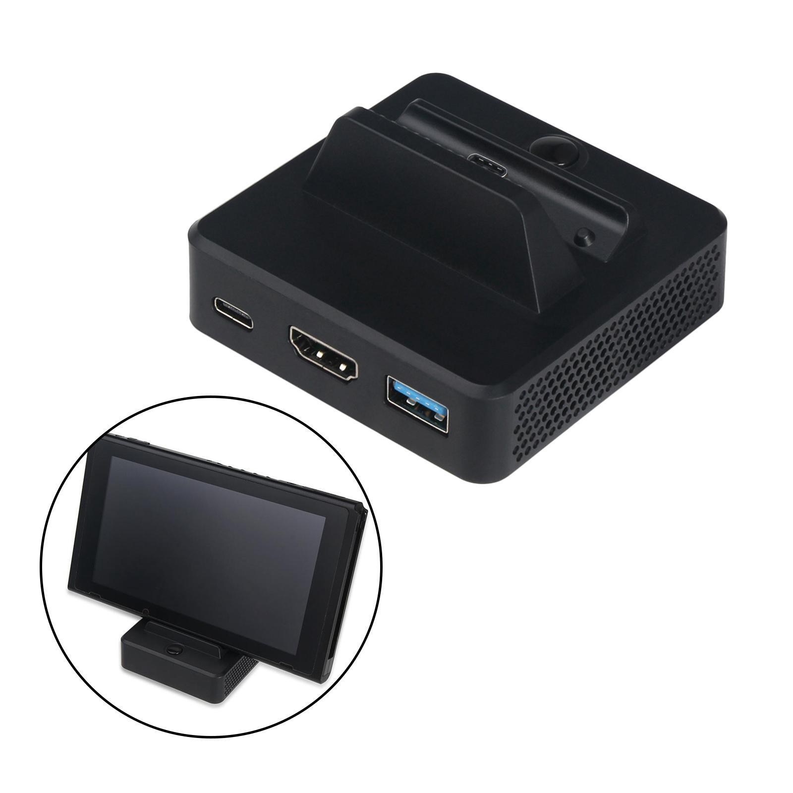 TNS-1828 Video Converter Dock HDMI TV Adapter Charger for Nintendo Switch