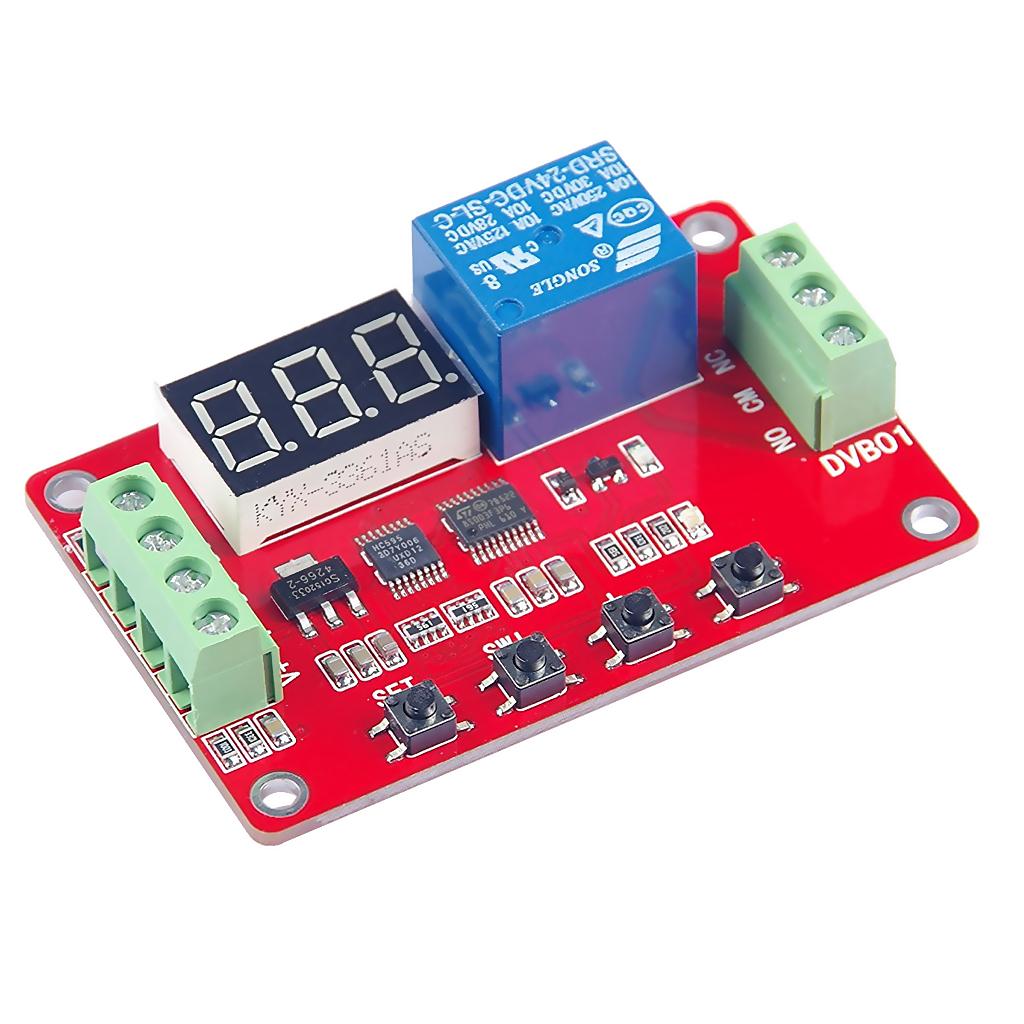 DC 5V / 12V / 24V Digital Voltage Comparator / Voltage Tester Monitor Charge / Discharge Overvoltage / Undervoltage Overload Protection Autosave