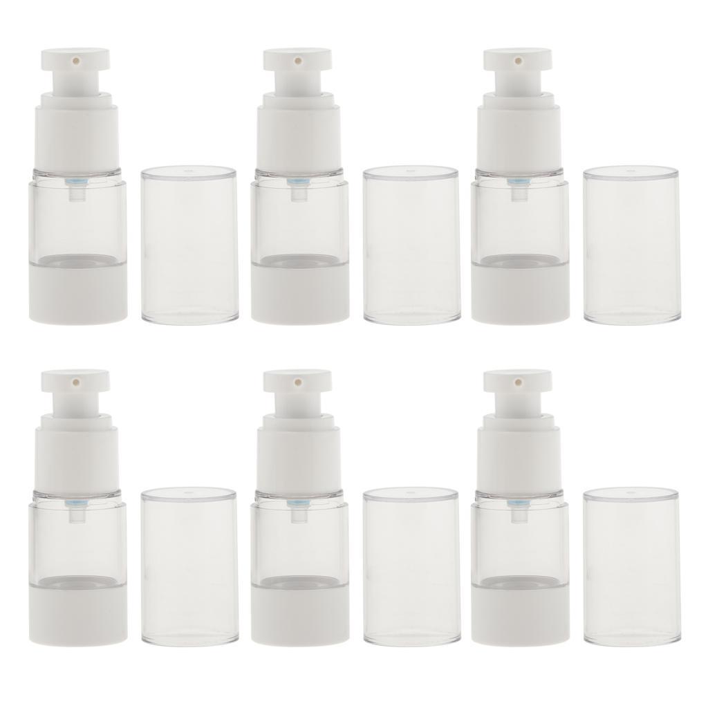 6 Pieces Empty Beauty Moisturizing Vacuum Spray Bottle Perfume Pump Sprayer 15 / 30 ml for Women Daily Use