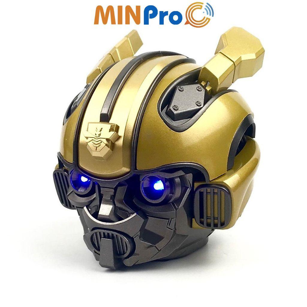 Loa bluetooth 5.0 MINPRO không dây IronMan, Bumble, Optimus có thể dùng làm loa máy tính