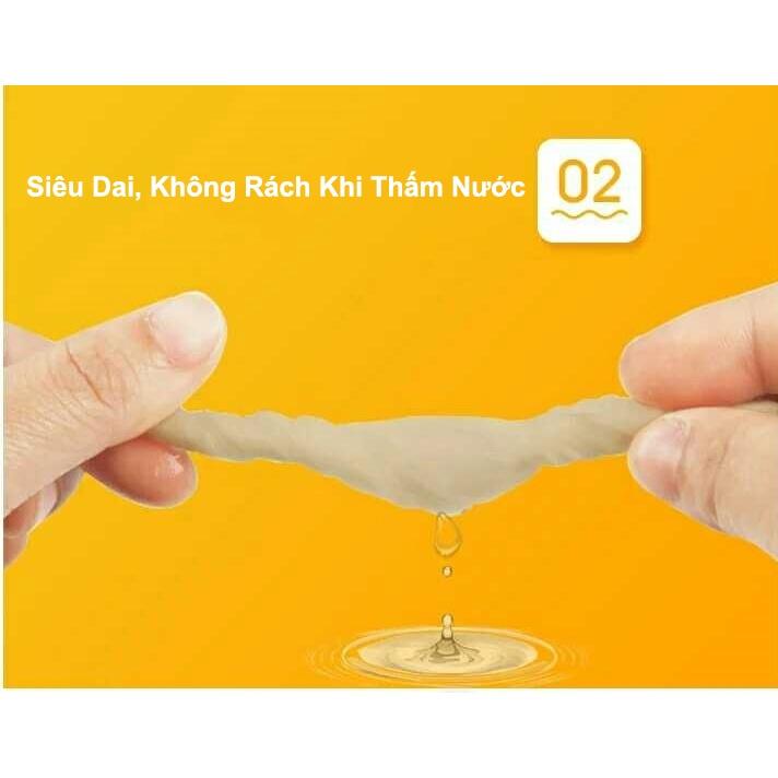 Thùng 30 Gói Giấy Ăn Gấu Trúc Sipiao Chuẩn Nội Địa Trung