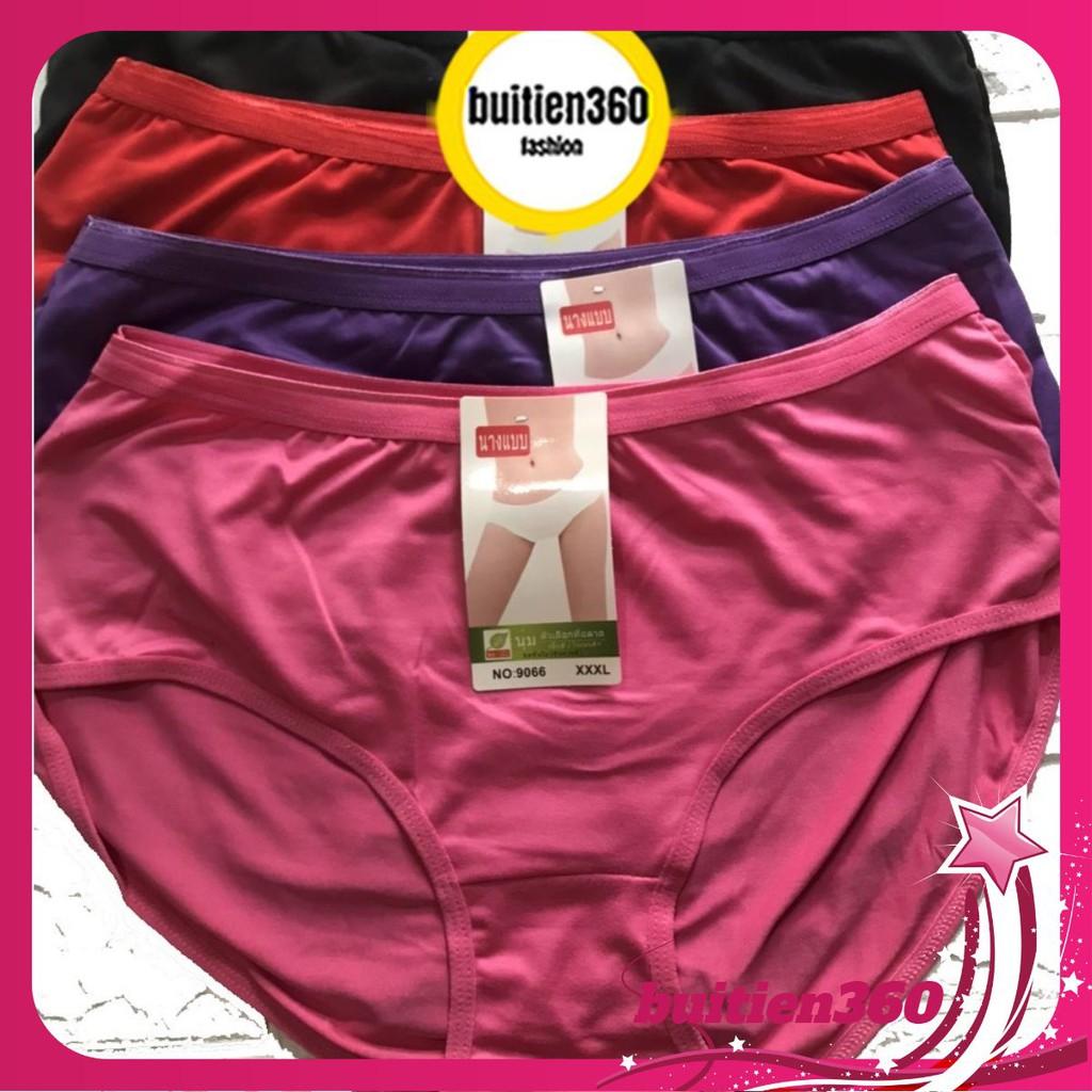 Quần lót bigsize 3xl cho người già trẻ béo mập bầu 80kg 70kg 60kg chip nữ cạp nhỏ lưng cao