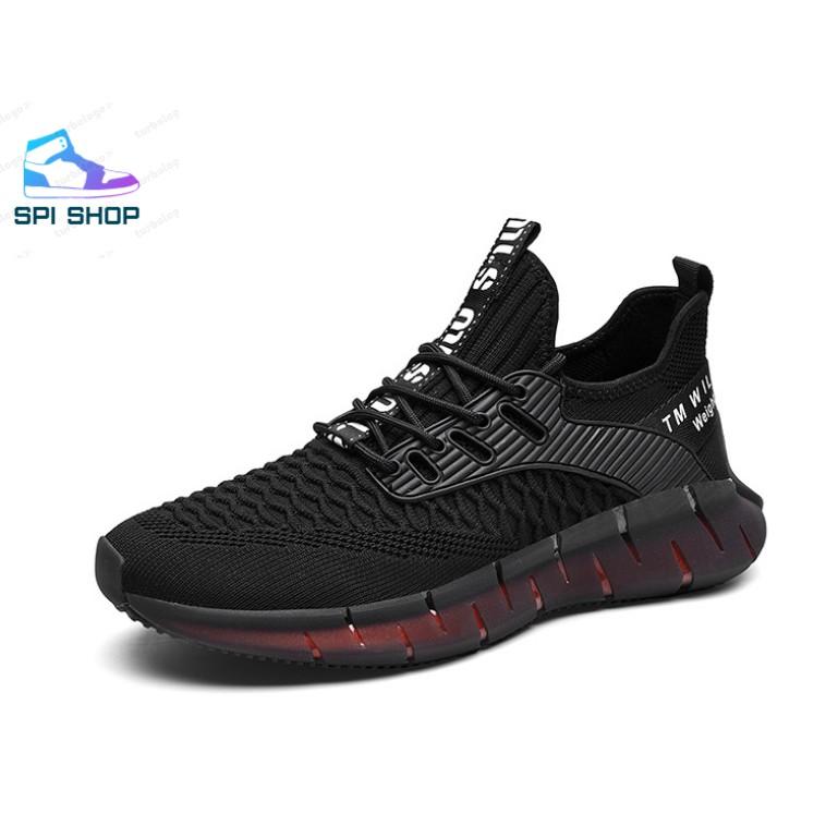 Giày thể thao nam,Giày sneaker nam AP50 CHẠY BỘ, GIÀY TẬP Dáng Đẹp màu đen