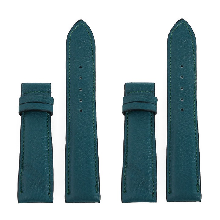 HJ8115-16-17-18 - Dây đồng hồ Huy Hoàng da bò size 16, 18, 20 màu đen, nâu đất, xanh lá, nâu đỏ