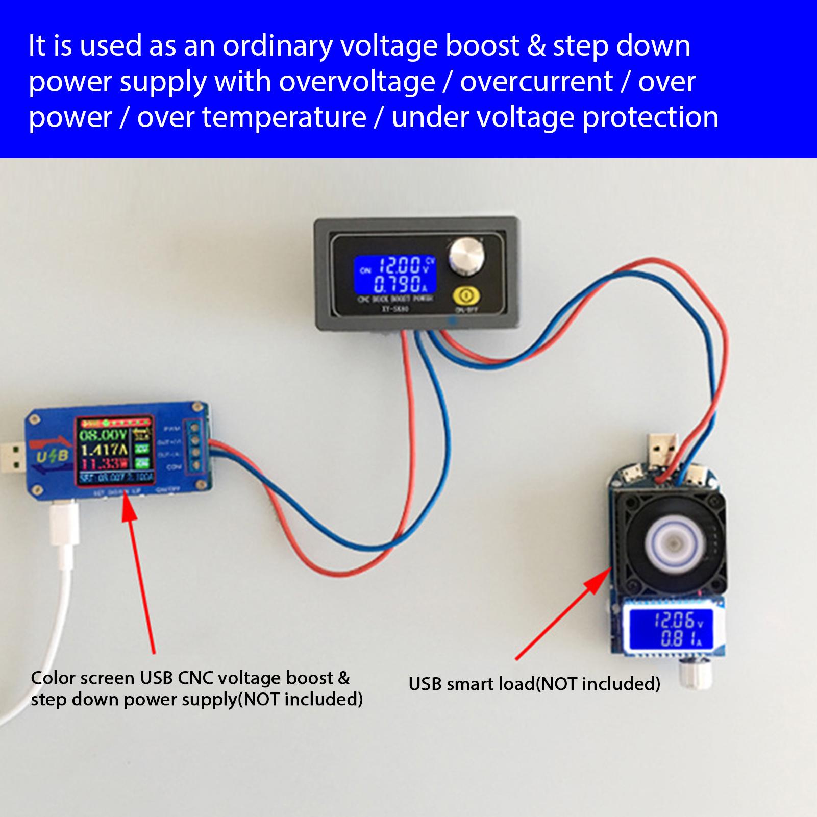 Adjustable Automatic Boost & Step Down Module Constant Voltage Current DC CNC Control Power Supply Module