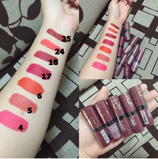 Son Golden rose velvet matte - Son lì Thỗ nhĩ kỳ - Rất nhiều màu tuỳ chọn