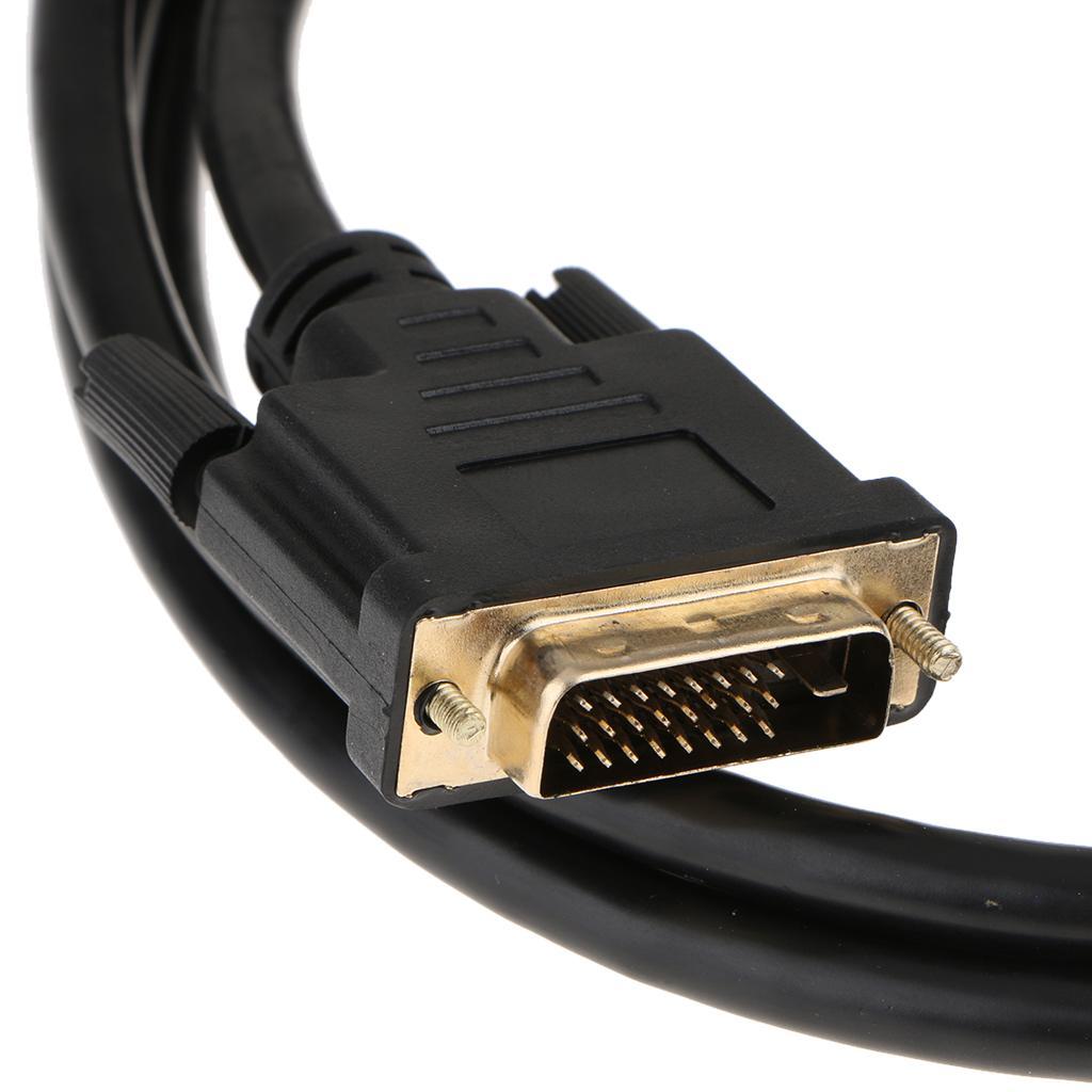 6FT Gold-plated 24+1 -D Male to   Male Adapter Cable for HDTV 1080P