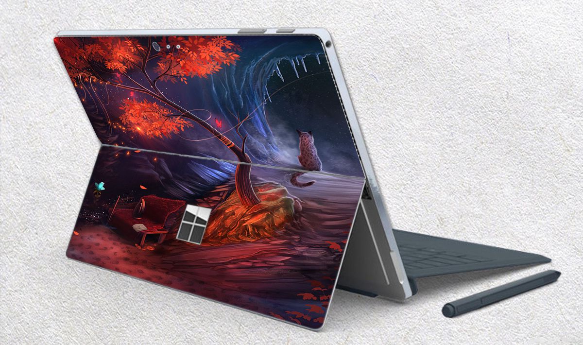 Skin dán hình Fantasy x04 cho Surface Go, Pro 2, Pro 3, Pro 4, Pro 5, Pro 6, Pro 7, Pro X