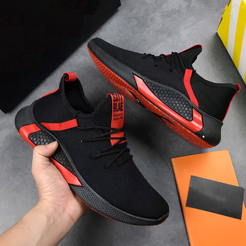 Giày Thể Thao Sneaker Nam , Đế Êm, Nhẹ Thoáng Khí, Thích Hợp Đi Chơi, Đi Hoc, Đi Làm, Đế Cao Su Đúc, Chống Trơn Trượt, Hạn Chế Mòn Đế, Miếng Lót Giày Cấu Trúc Tổ Ong Tảo Cảm Giác Êm S300 - 43