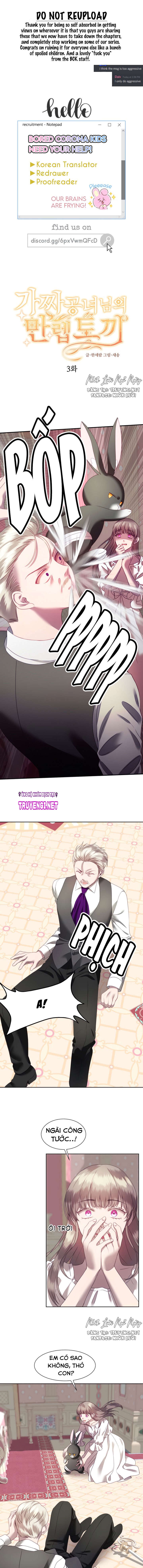 công chúa giả mạo và chú thỏ con chapter 3 1