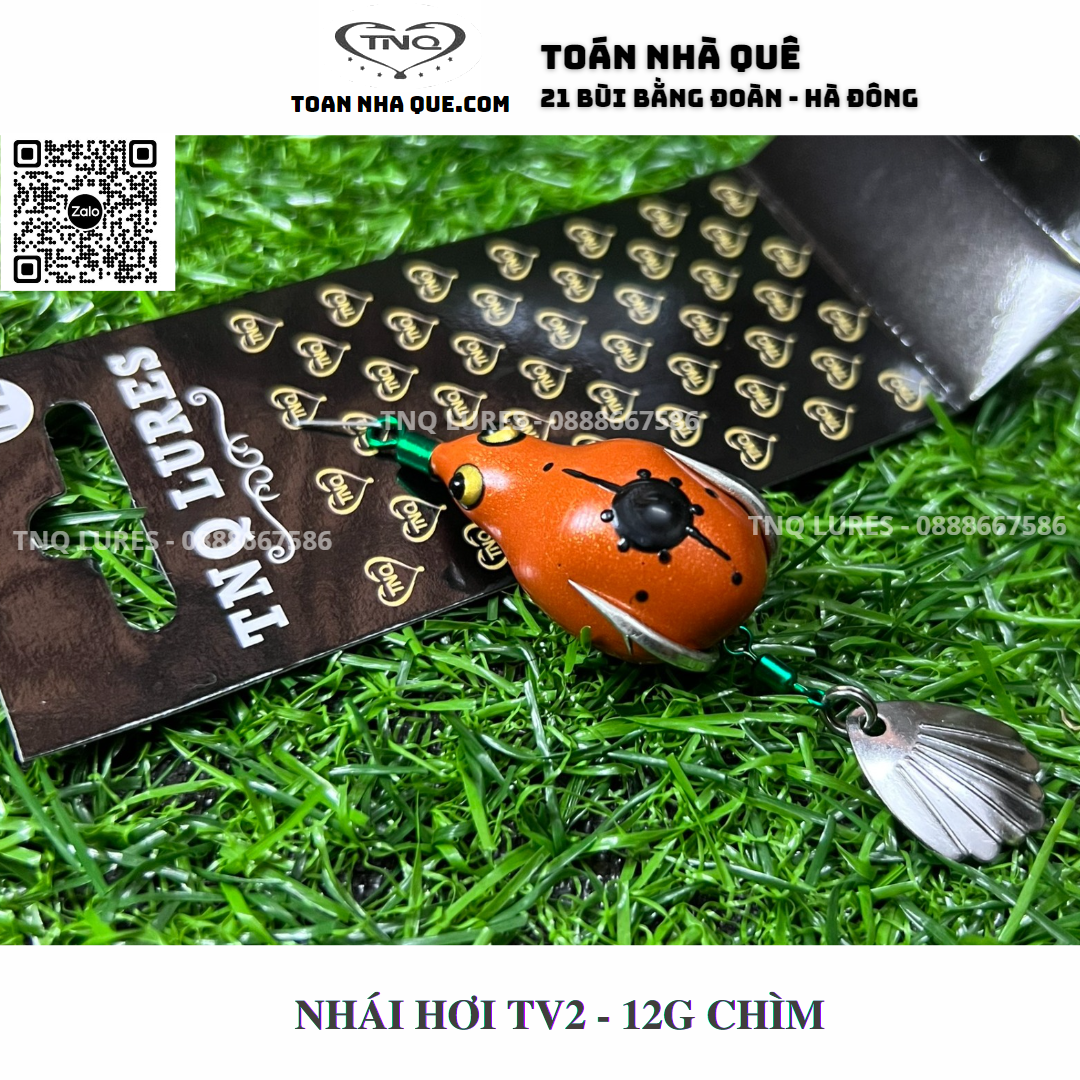 Mồi lure nhái hơi TNQ TV1 và TV2 - TOÁN NHÀ QUÊ / TNQ LURES