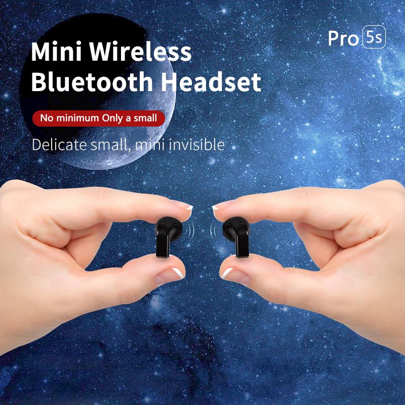 Tai Nghe Không Dây Bluetooth 5.0 Tai Nghe Nhét Tai Thể Thao Tai Nghe Nhét Tai Có Mic Sạc Hộp Tai Nghe Dành Cho Tất Cả Các Điện Thoại Thông Minh