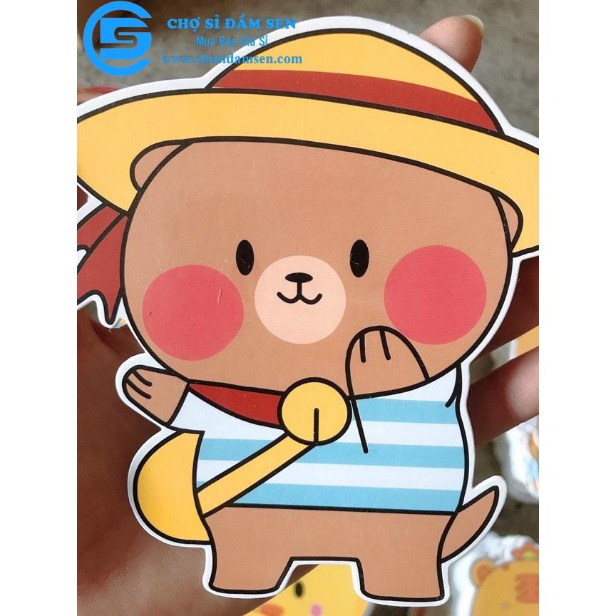 10 Bao lì xì hoạt hình chibi 3D dễ thương, siêu hot, cứng cáp Tết con Hổ 2022 G293-Baolixi-HH