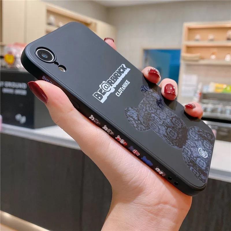 Ốp lưng dành cho iPhone 6/6plus/7/7plus/8/8plus/x/xr/xs/xsmax/11/11pro/11promax/12/12/pro/12promax - Vuông cạnh BearBrick