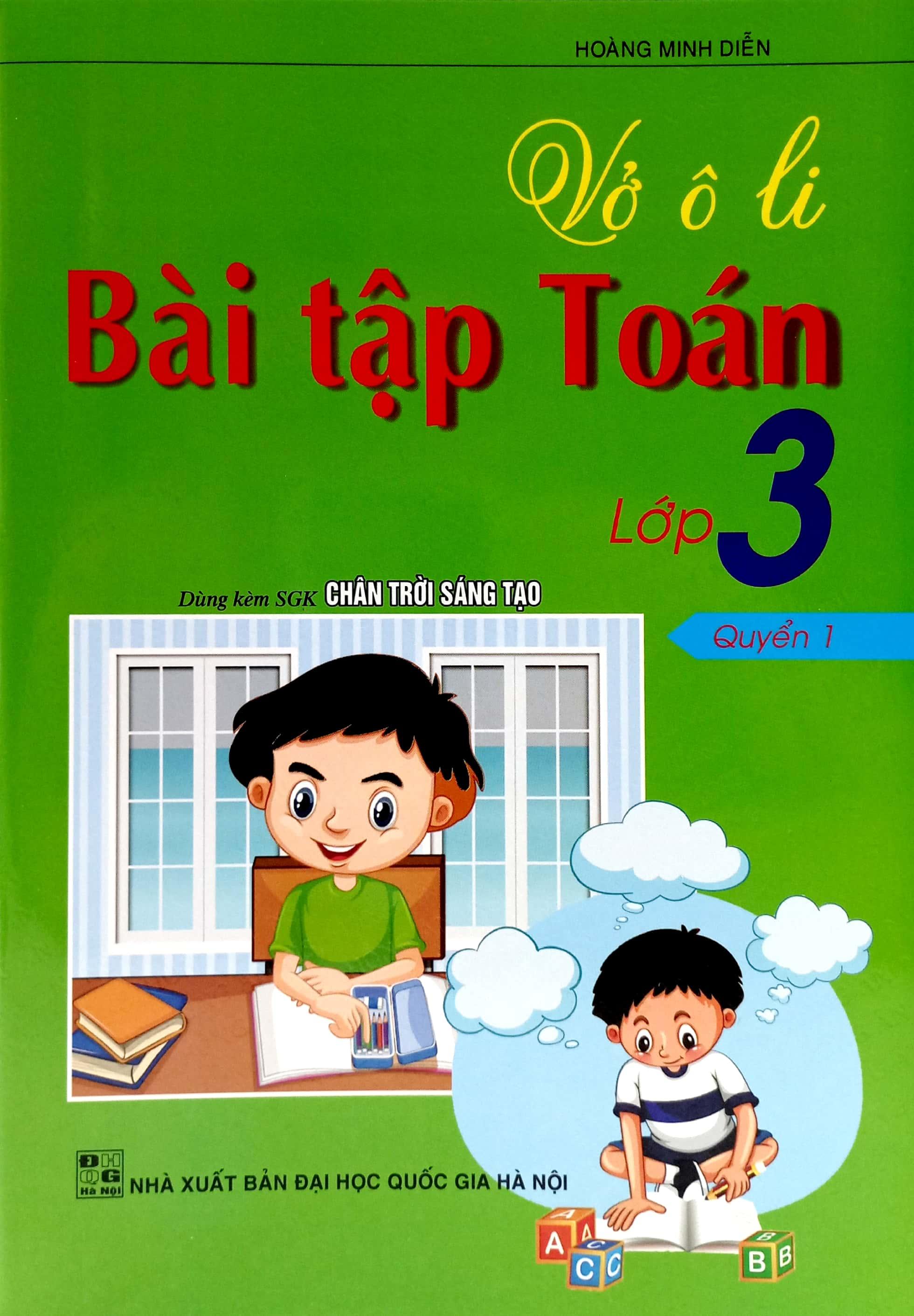 Vở Ô Li Bài Tập Toán 3 - Quyển 1
