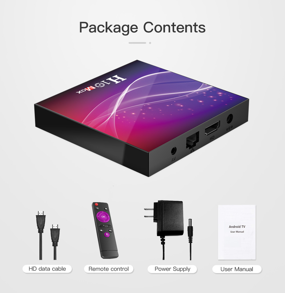 Android Tivibox Ldk.ai MAX Android 10.0 STB 4G RAM+64GB ROM .4G/5G Wifi BT4.0 1000M Media Player - Hàng Chính Hãng