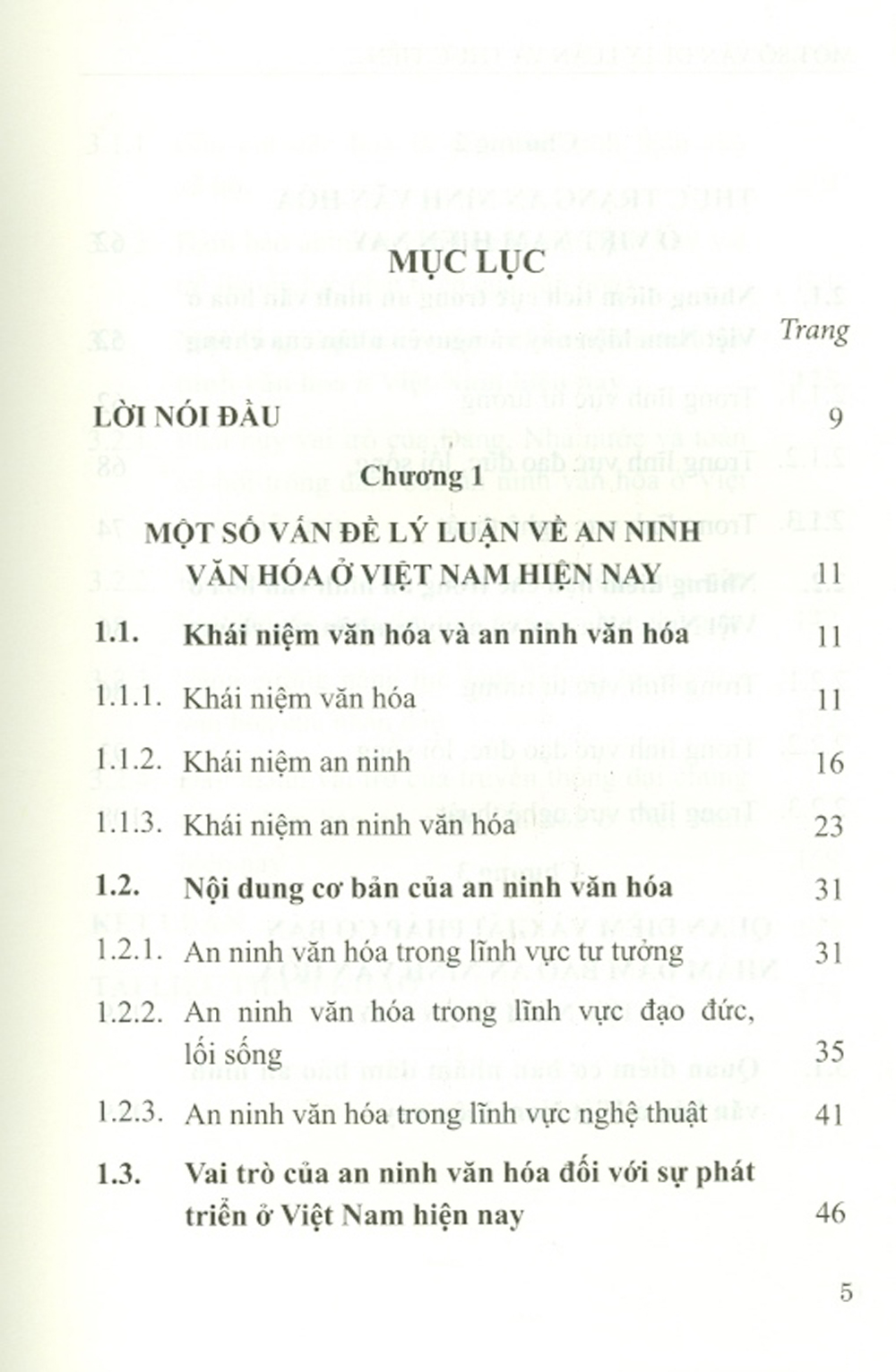 Một Số Vấn Đề Về Lý Luận Và Thực Tiễn Về An Ninh Văn Hóa ở Việt Nam Hiện Nay (Sách Chuyên Khảo)