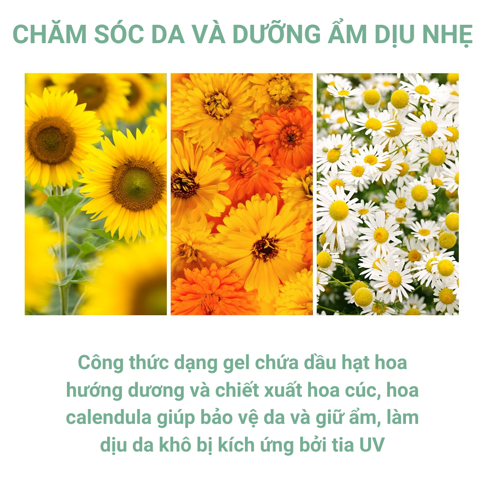 Kem Chống Nắng Chống Nước - Giữ ẩm - Căng bóng tự nhiên - Dạng Gel BEAUSTA Fresh Sun Gel Waterproof SPF 50+/PA++++ Tuýp 50g