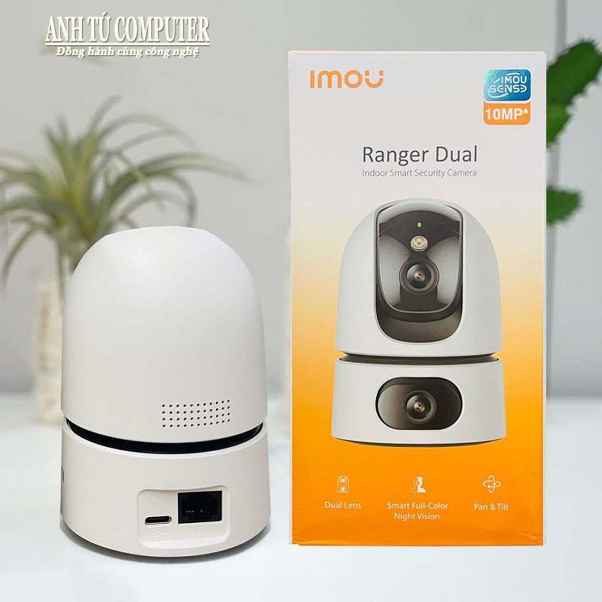 Camera Wifi iMOU Ranger Dual 10MP IPC-S2XP-10M0WED 2 mắt hàng chính hãng