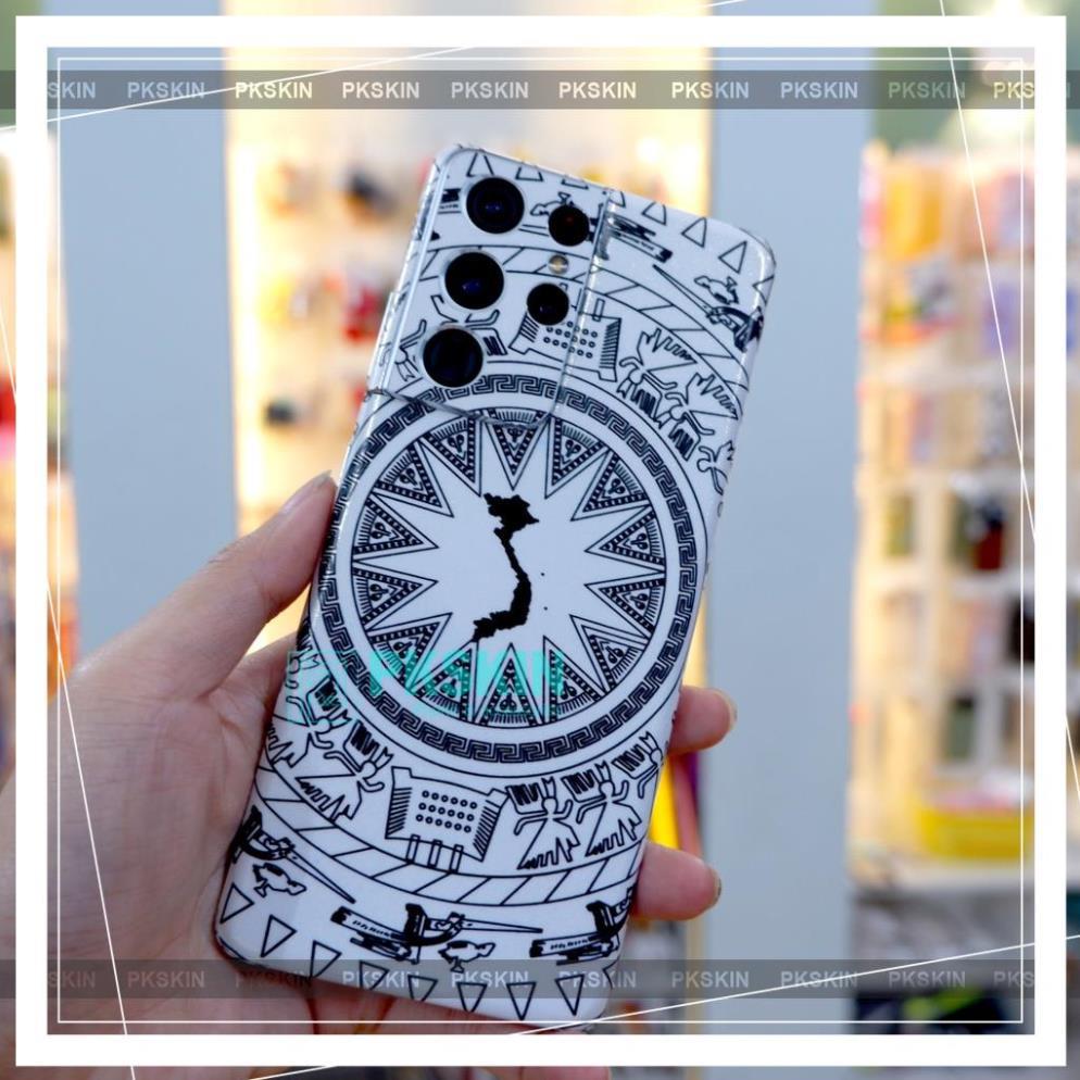 Miếng dán skin dành cho Note 20 ultra,S21 ultra,S22 ,S22 plus ,S22 ultra ,Note 10,Note 10 plus trống đồng