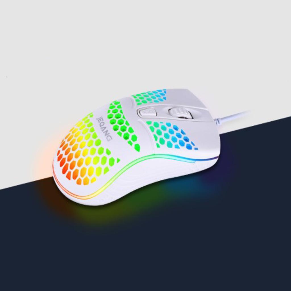 USB Wired Game Mouse Hollow Hole Honeycomb Lightweight Computer Mice