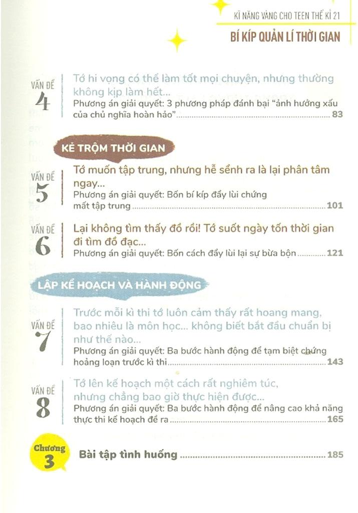 Kĩ Năng Vàng Cho Teen Thế Kỉ 21 - Bí Kíp Quản Lí Thời Gian (Tái Bản 2024)