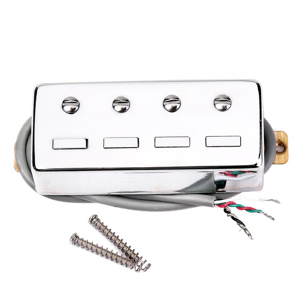 4 String Noiseless Pickup White for Bass Guitar Replacement