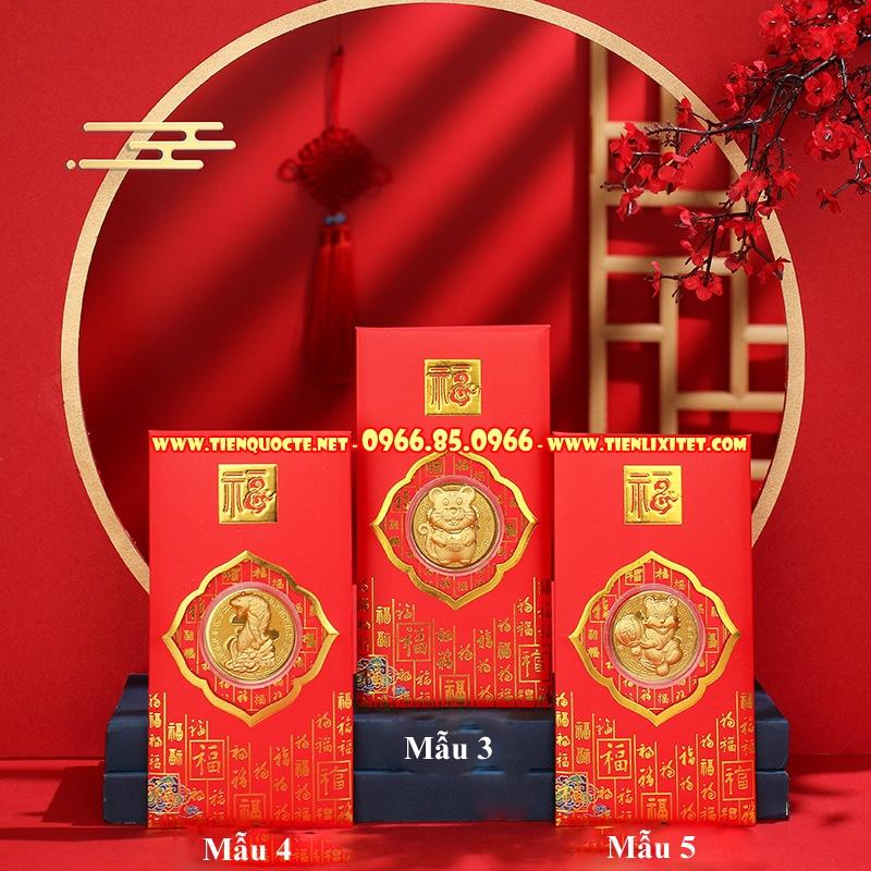 Bao Lì Xì Mạ Vàng Con Hổ - Cọp 2021 (6 mẫu của năm Nhâm Dần