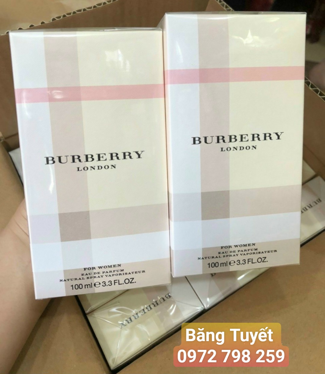 Nước Hoa Burbery London For Women Eau De Parfum 100ml