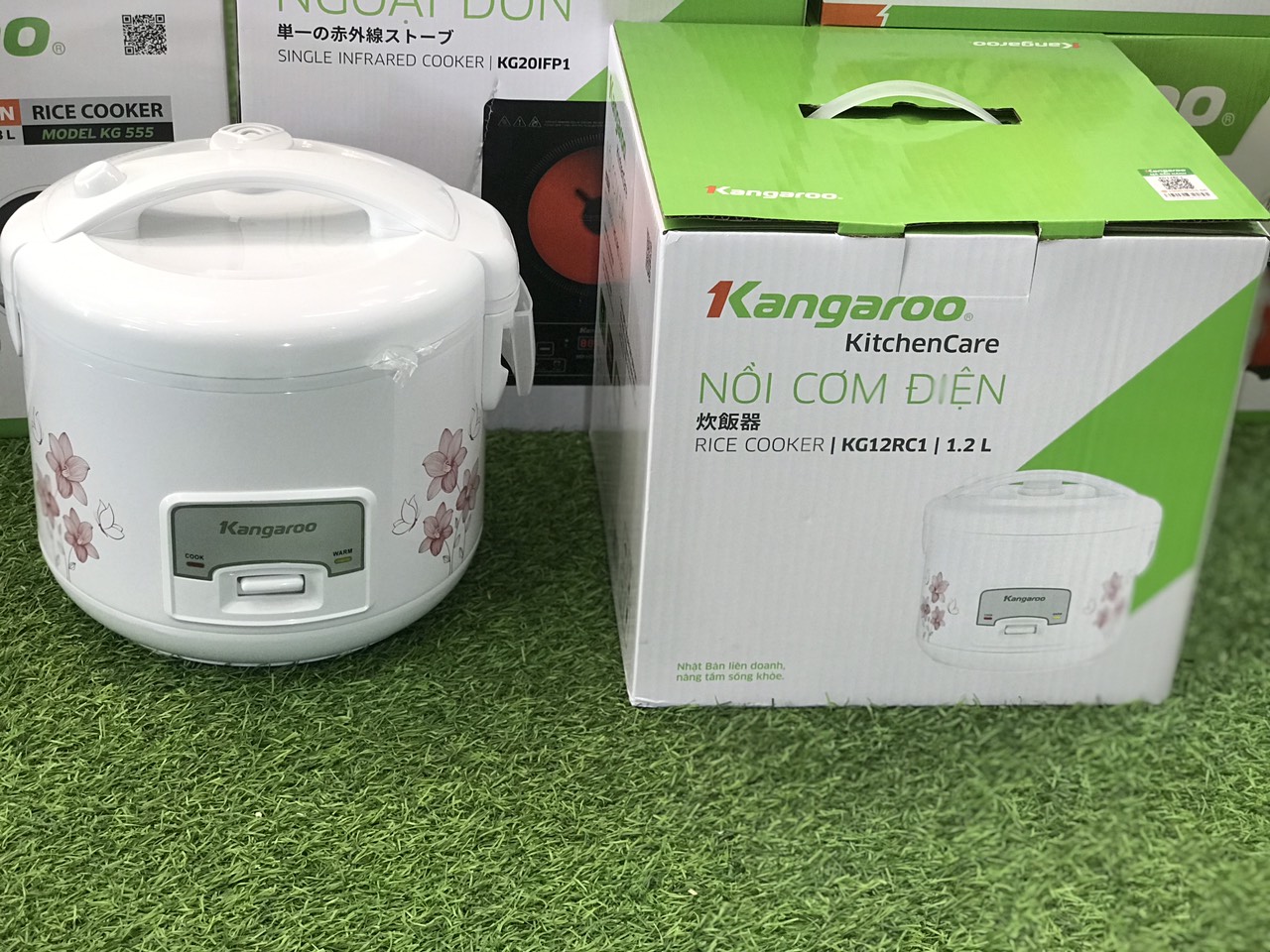 Nồi cơm điện Kangaroo KG12RC1 1.2L Hàng chính hãng