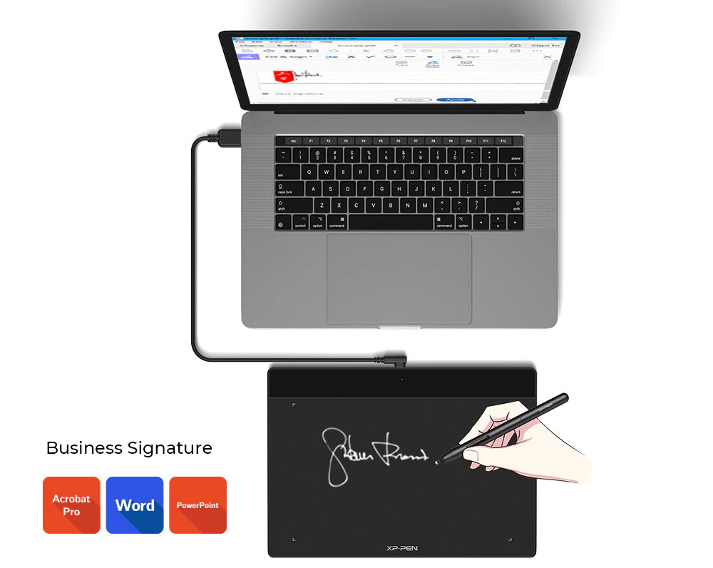 Bảng Vẽ Điện Tử XP-Pen Deco Fun L 10X6.27 inch Android Hỗ Trợ Cảm ứng Nghiêng kèm Bút Vẽ Không Sạc P01 - Hàng Chính Hãng - Red