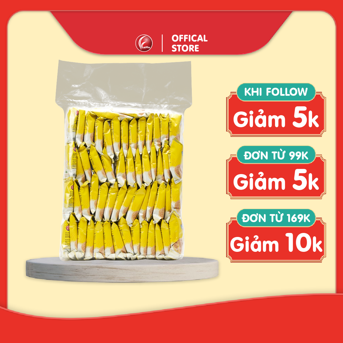 Bánh cookie Lai Phú kem Chanh Dây 1kg