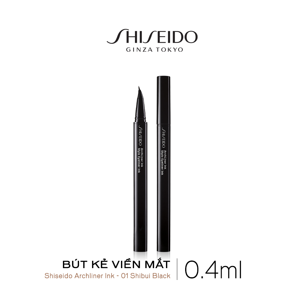 Bút Kẻ Viền Mắt Shiseido Archliner Ink 14732 - 01 Shibui Black (0.4ml)