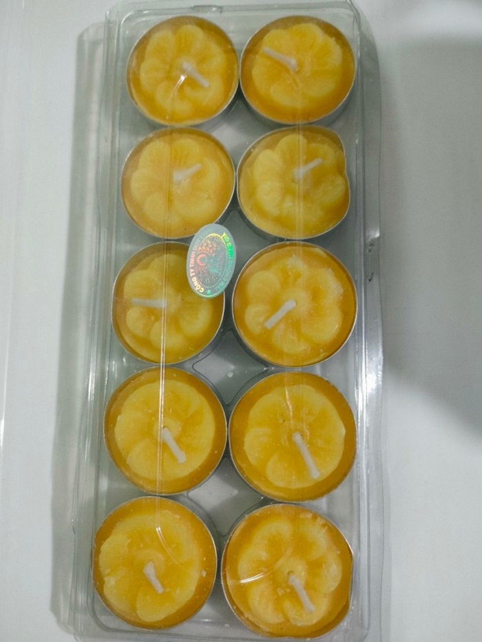 Vỉ 10 nến Tealight nhiều màu