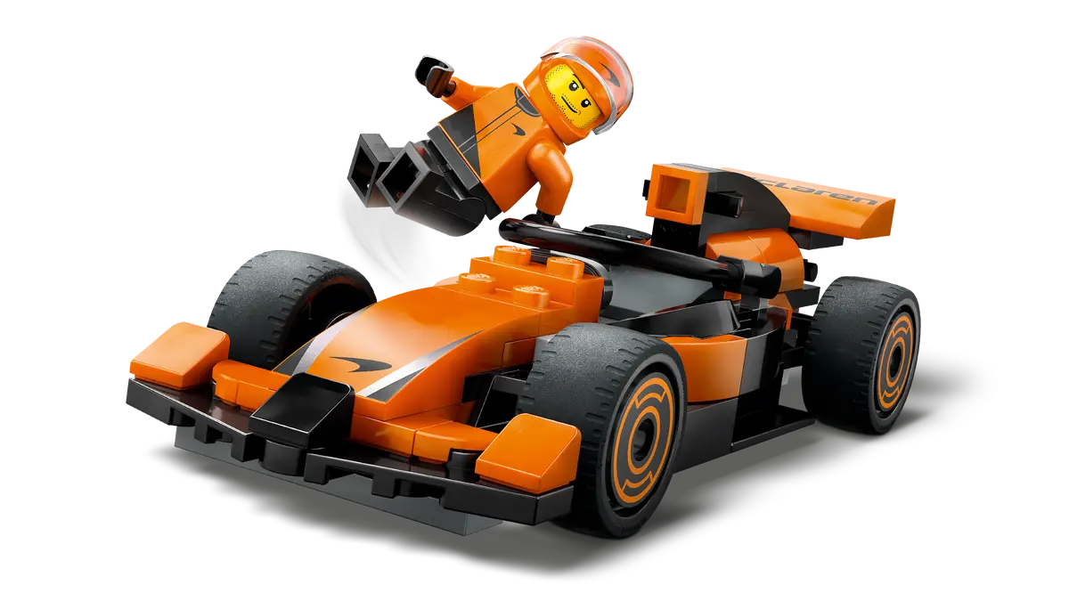 Đồ Chơi Lắp Ráp Lắp Ráp Xe Đua F1 - F1 Driver With McLaren Race Car - Lego City 60442 (86 Mảnh Ghép)