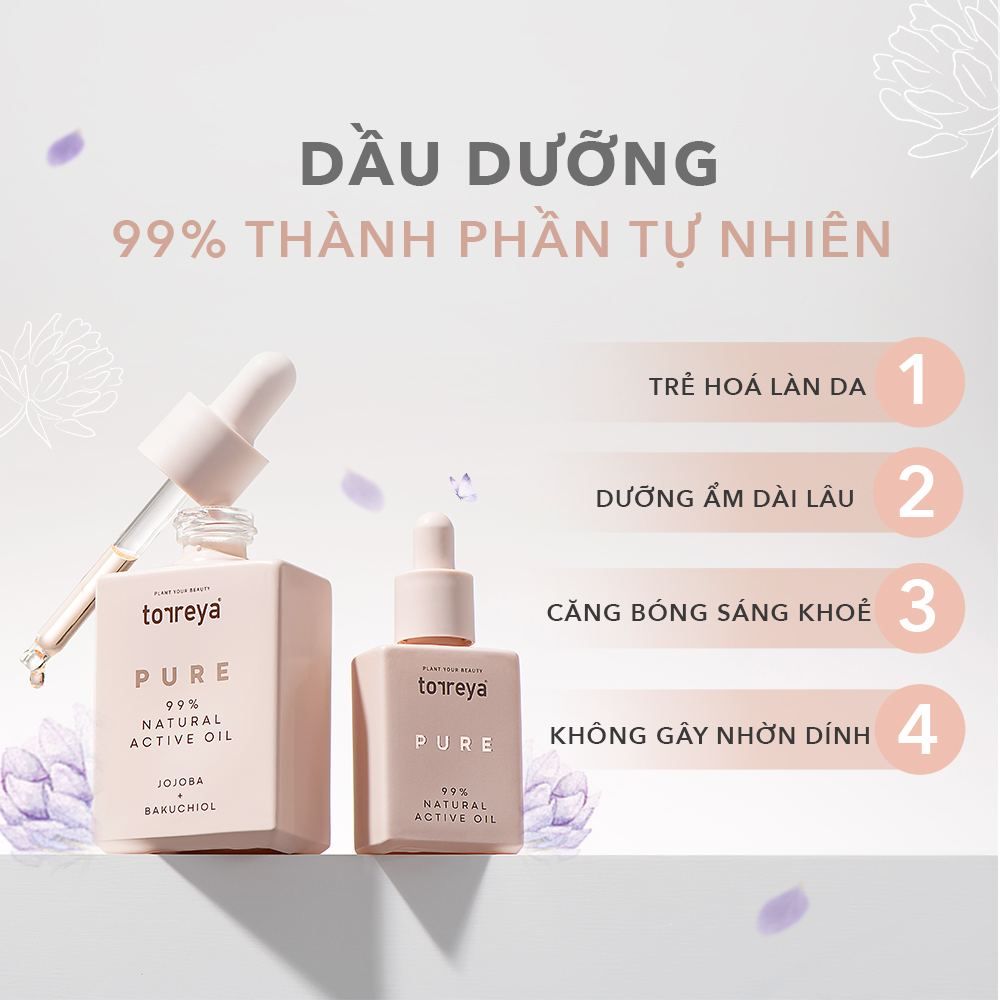 Dầu Dưỡng Sáng Da Cao Cấp TORREYA NATURAL ACTIVE OIL