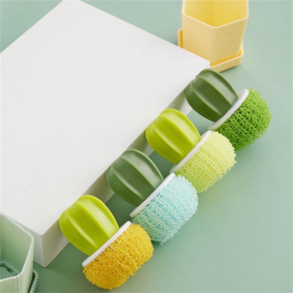 PVN49234 Bàn chải cọ xoong nồi, cọ bếp, cọ rửa bát đĩa hình xương rồng dễ thương