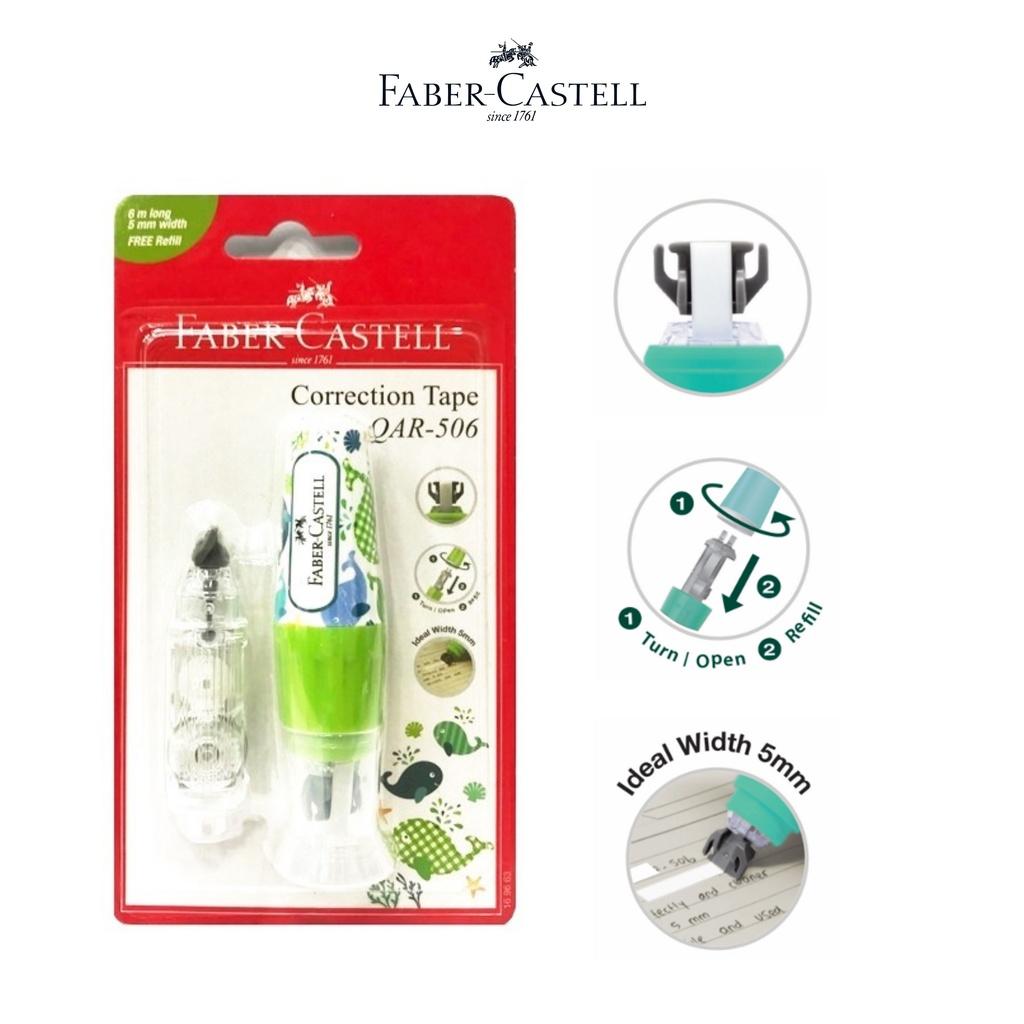 Bút Xoá Kéo Nắp Đậy Faber-Castell QAR 506 6M+1 Refill