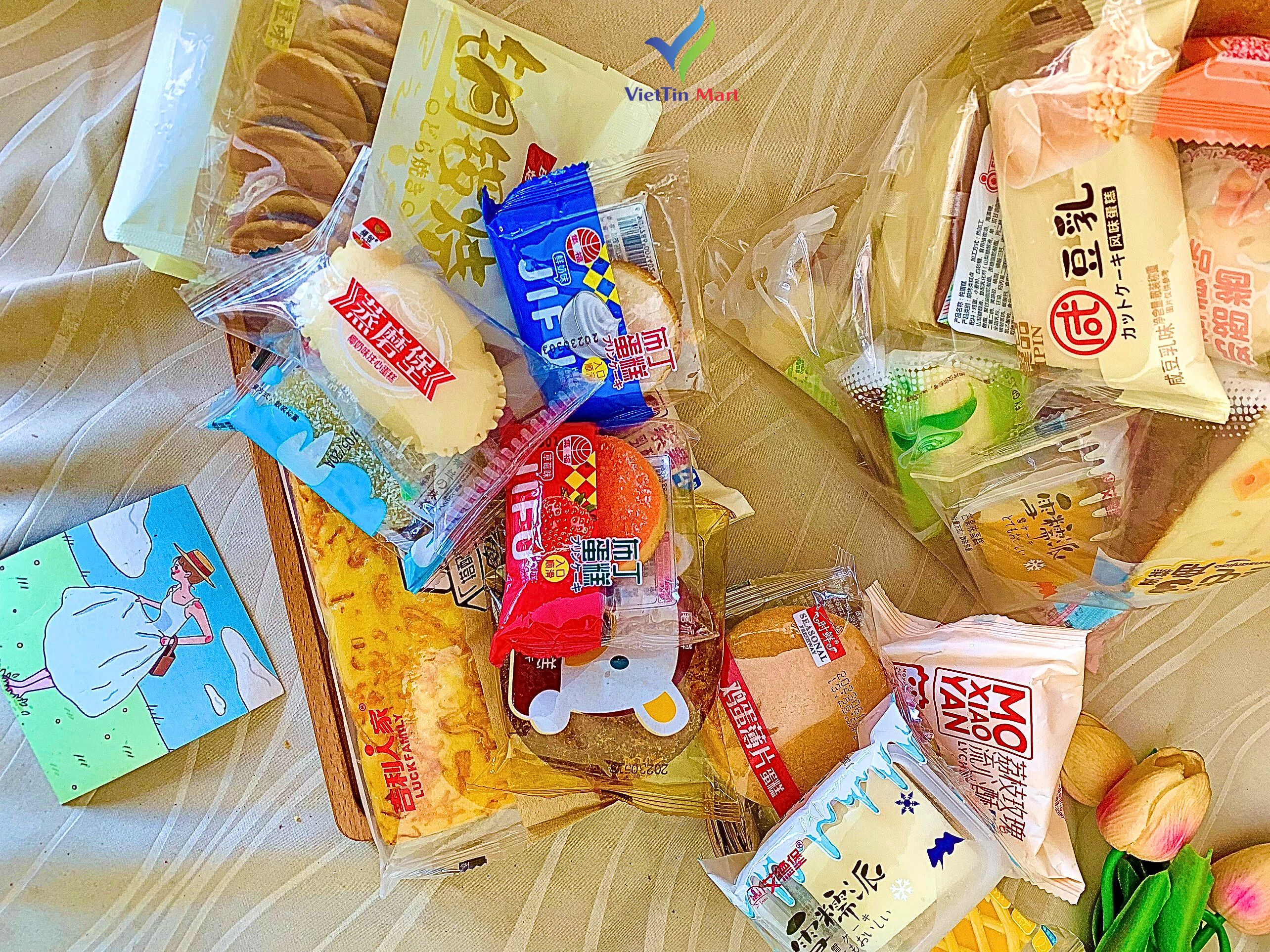 Bánh Đài Loan Mix Ngẫu Nhiên Nhiều Vị VIETTIN MART