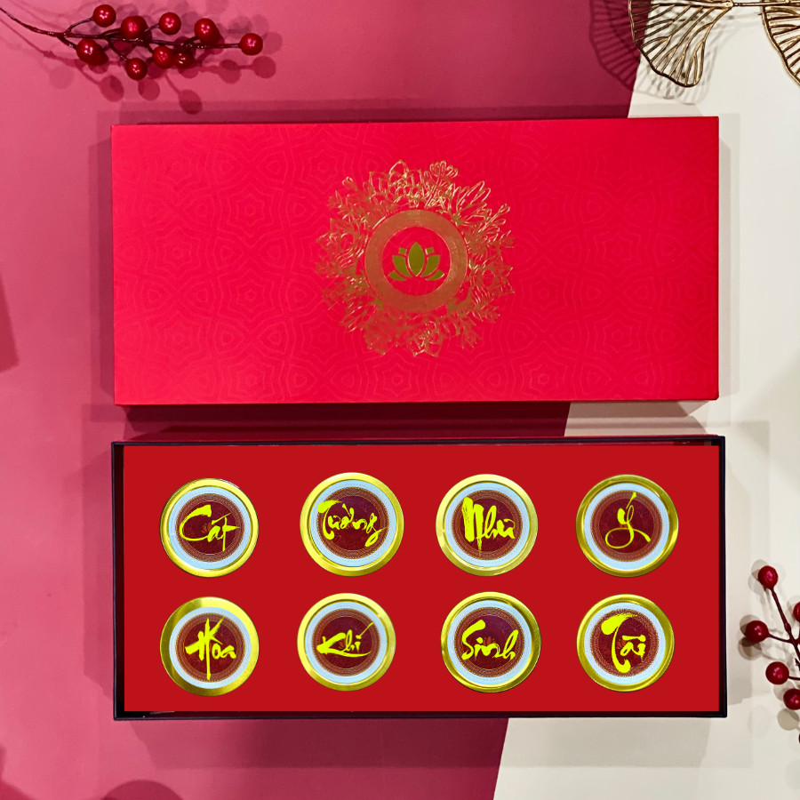 Bộ Quà Tết 2024 - Xuân Vui Đỏ SHE Chocolate - Quà tặng, quà biếu Tết Sang trọng, lịch sự, đẳng cấp