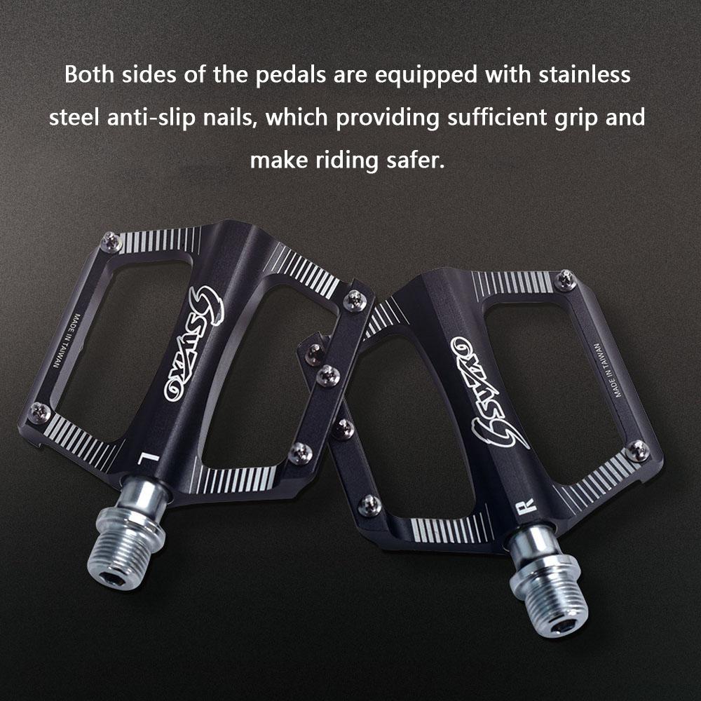 Bàn đạp xe đạp SWTXO Hợp kim nhôm MTB phẳng