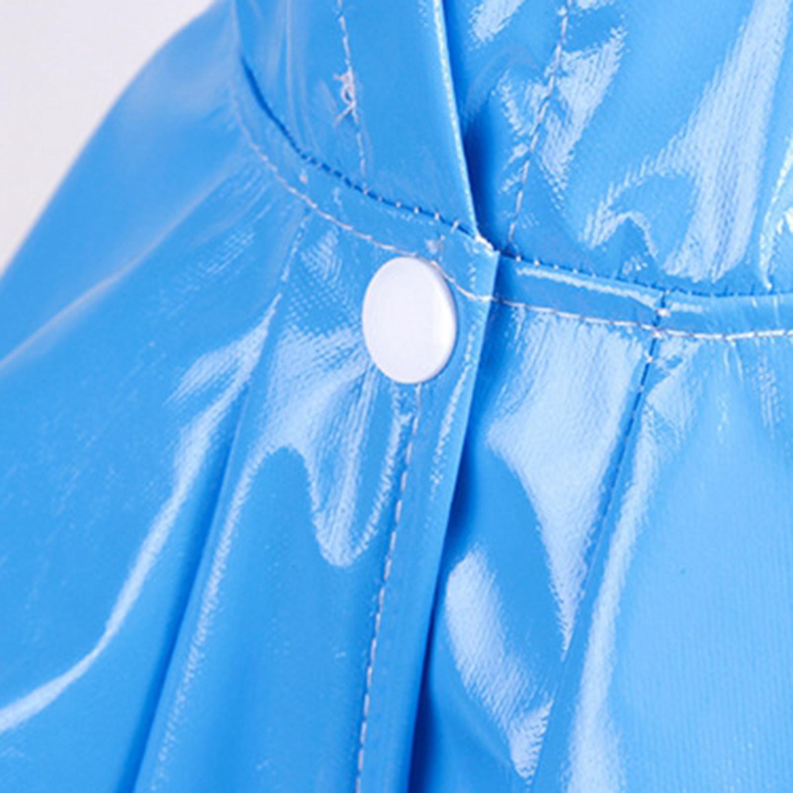 Dog Raincoat with Hood Doggie Reflective Jacket Waterproof S- XL