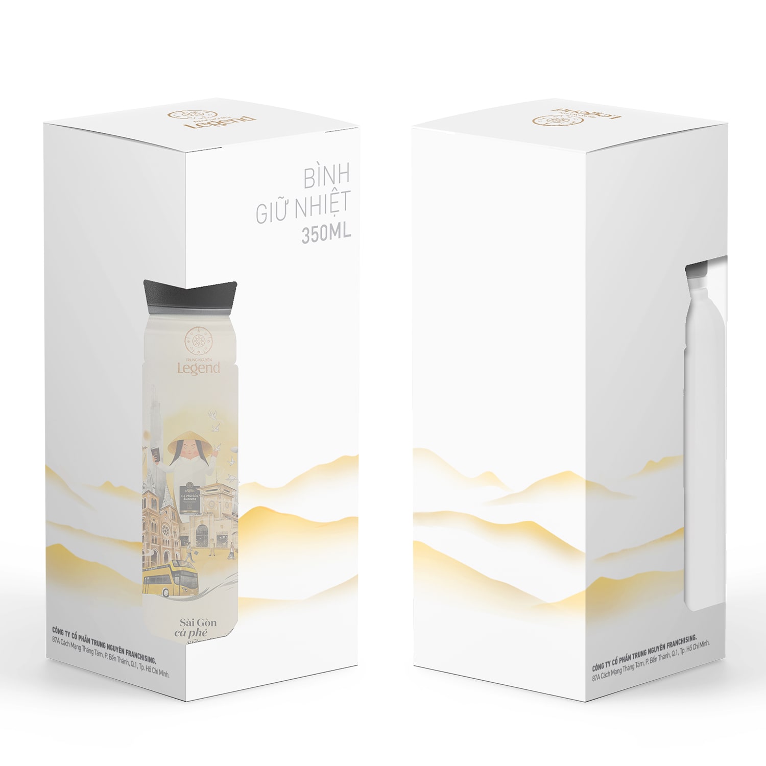 Bình giữ nhiệt "Tinh hoa đất Việt" Trung Nguyên Legend 350ml - Đà Nẵng